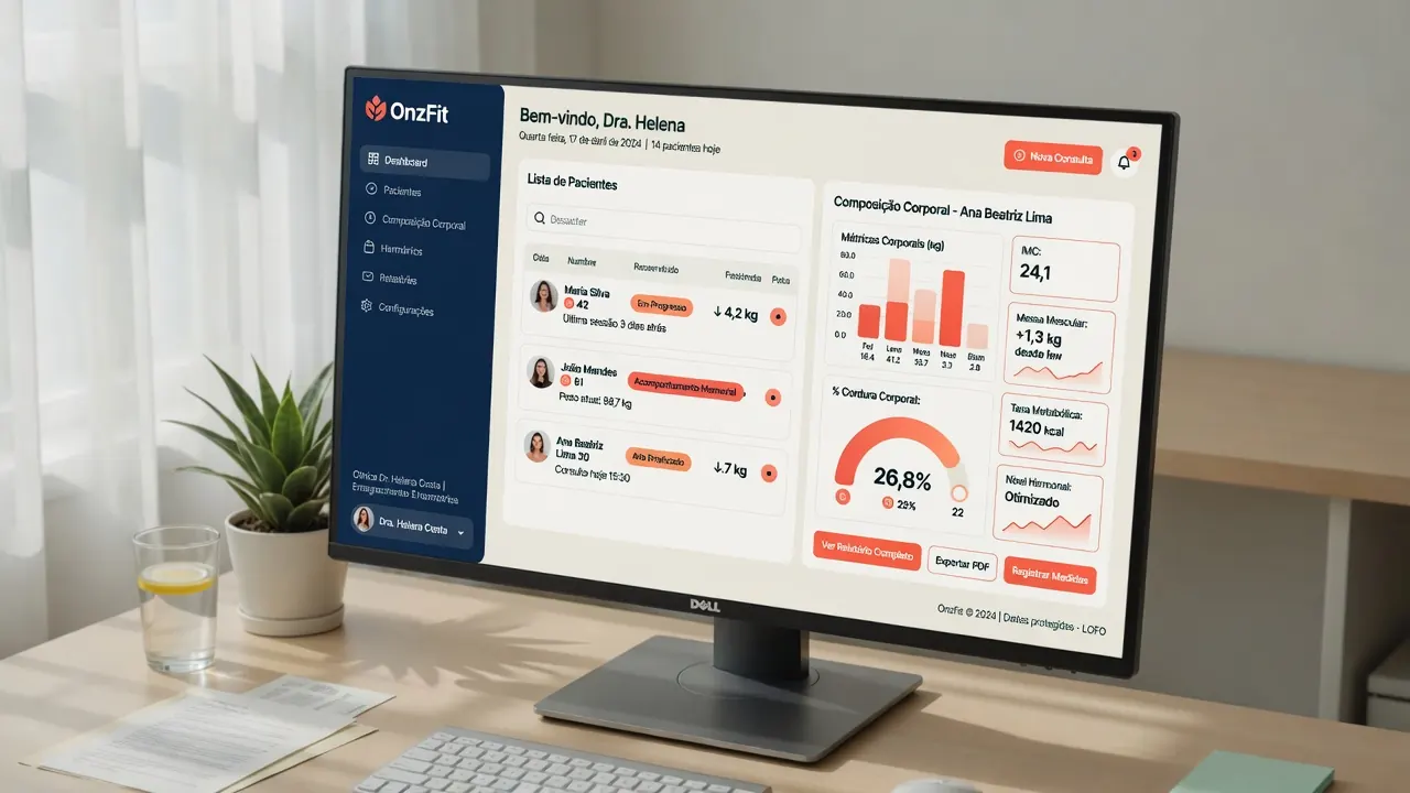 Painel do médico OnzFit